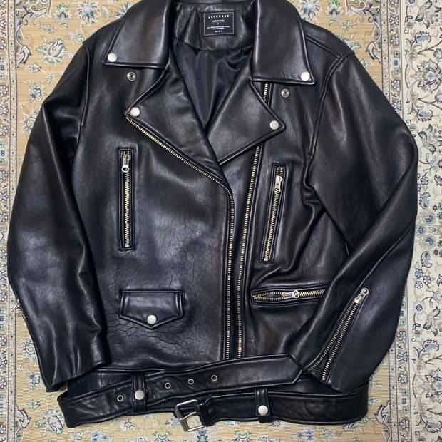 양가죽 더블라이더 자켓