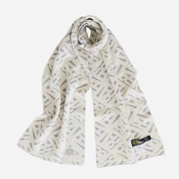 Vivienne Westwood Logo Jacquard Muffler