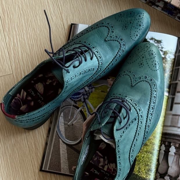 Paul Smith 여성 윙팁 옥스퍼드화 👞💚