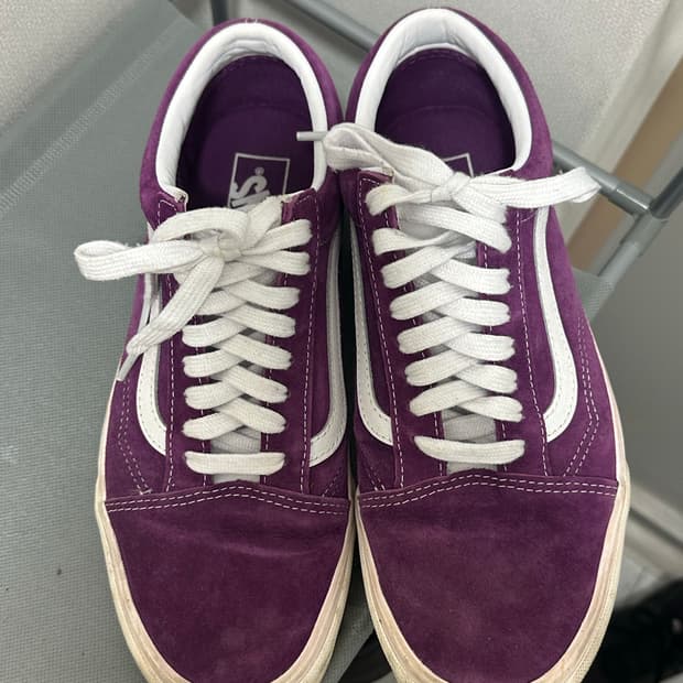 반스 올드스쿨 스웨이드 퍼플