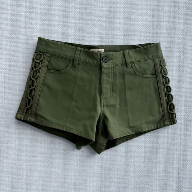 ZADIG &VOLTAIRE SUZAN 레이스업 코튼 반바지
