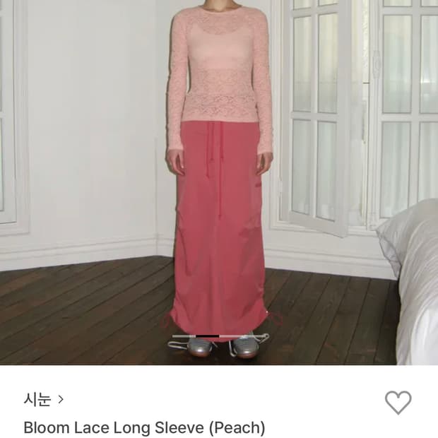 시눈 레이스 슬리브티