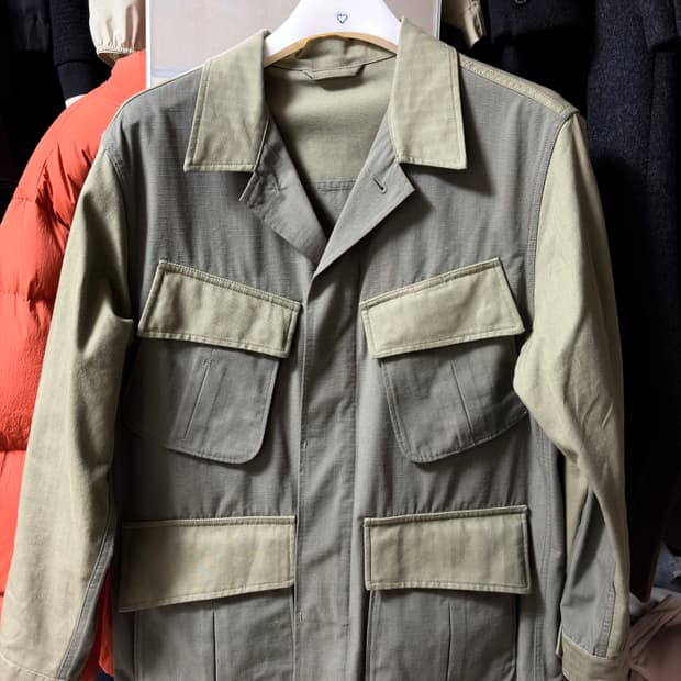 헤지스 더가이즈 정글 퍼티그 자켓