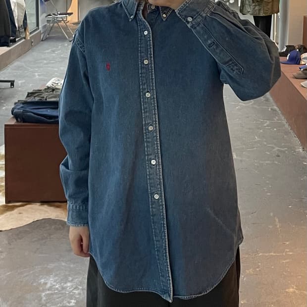 폴로 랄프로렌 아메리칸 컨트리 라인 데님 셔츠 H2136