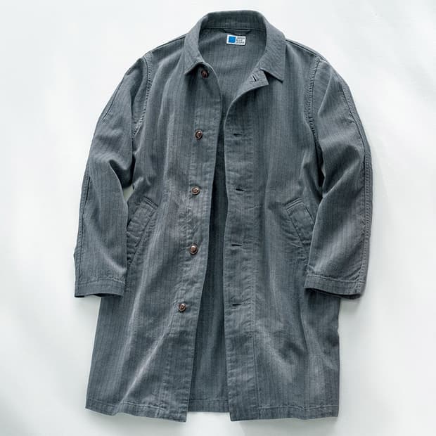 재팬 블루진스 JAPAN BLUE JEANS 헤링본 코트 M