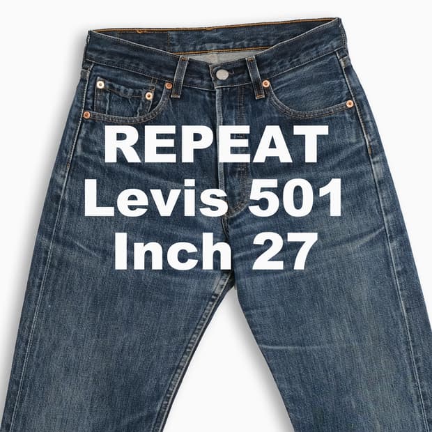 빈티지 리바이스 501 27 인치 LV5012868