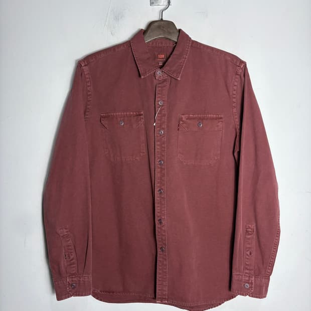 Levis 리바이스 코튼 워시드 셔츠