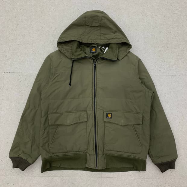 칼하트 패디드 후드 블루종