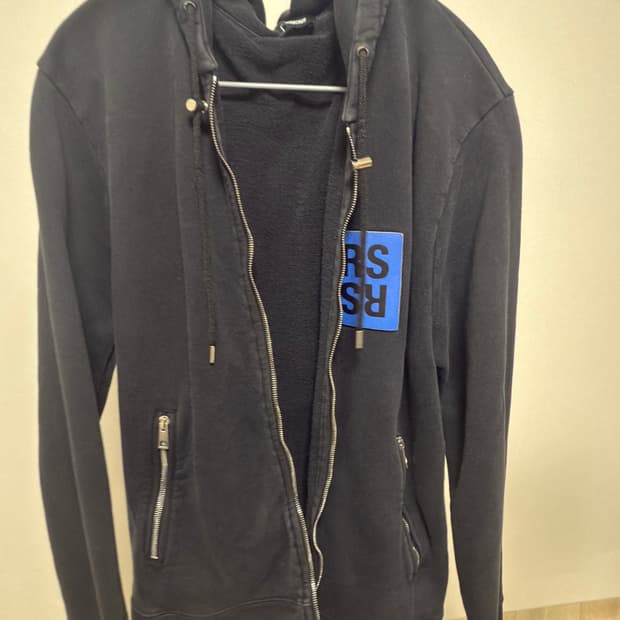 라프시몬스 15fw 후드집업 m