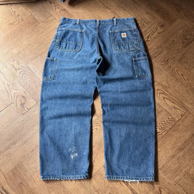 [40]칼하트FR 싱글니 카펜터 워크 데님 팬츠