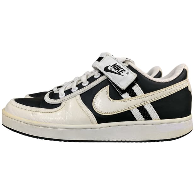 나이키 반달 로우 프리미엄 블랙화이트 270