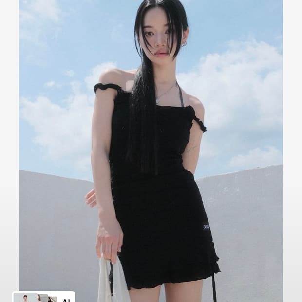 애즈온 블라썸 원피스 블랙 구해요!! 