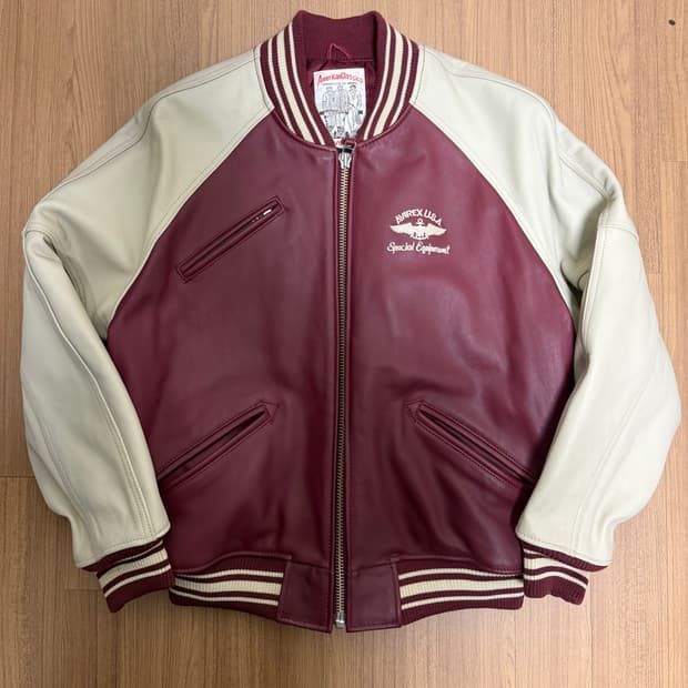 아비렉스 가죽자켓 m 사이즈