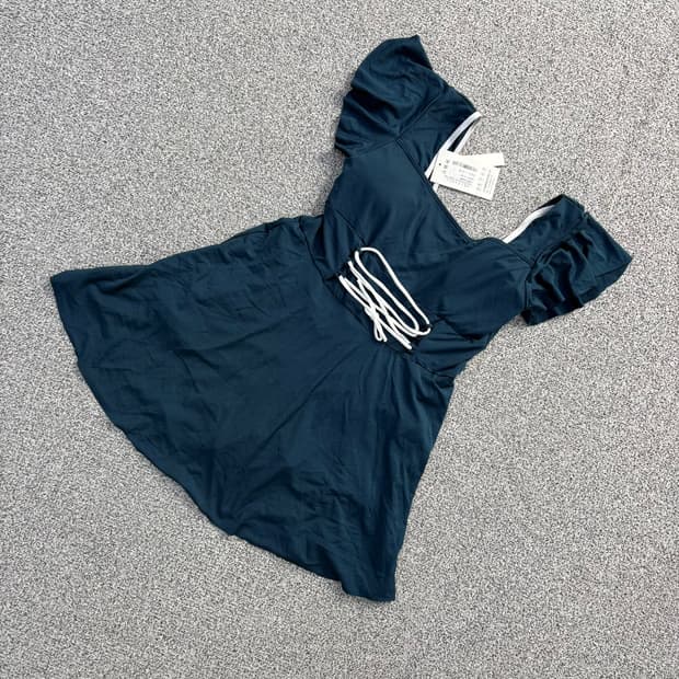 2XL 새상품 빈티지 여성 빅사이즈 수영복 0722J2