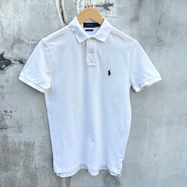 Polo 폴로 흰색 반팔 카라티