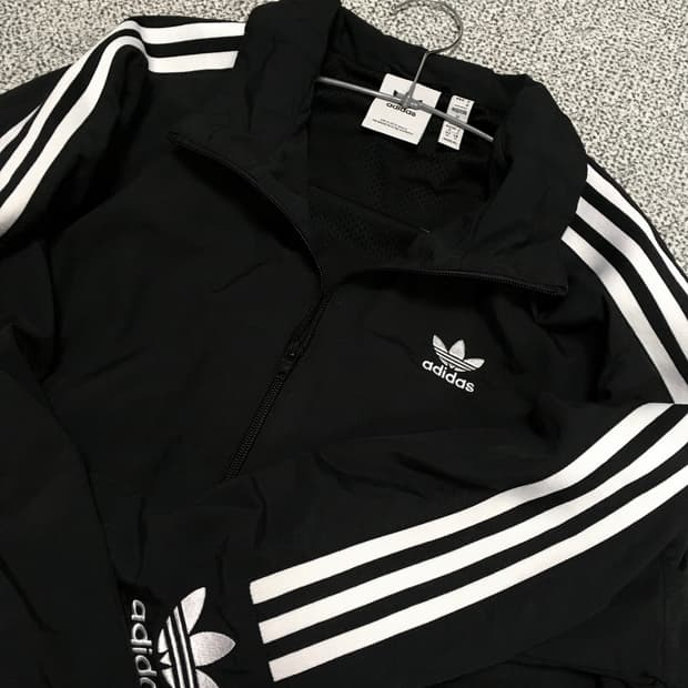 아디다스 락업 트랙탑 바람막이 XL
