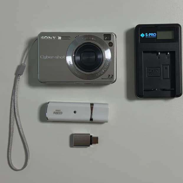 초보 추천💕 Sony Cyber-Shot W120 디카