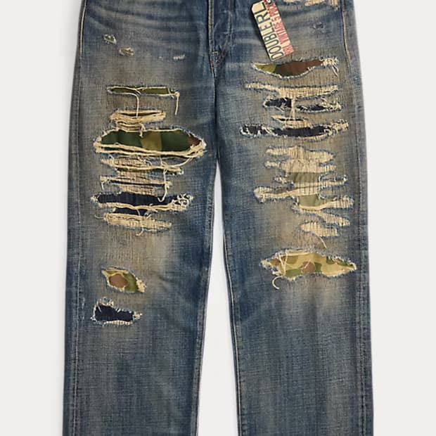 RRL 빈티지 파이브포켓 에이버리 진 32/32