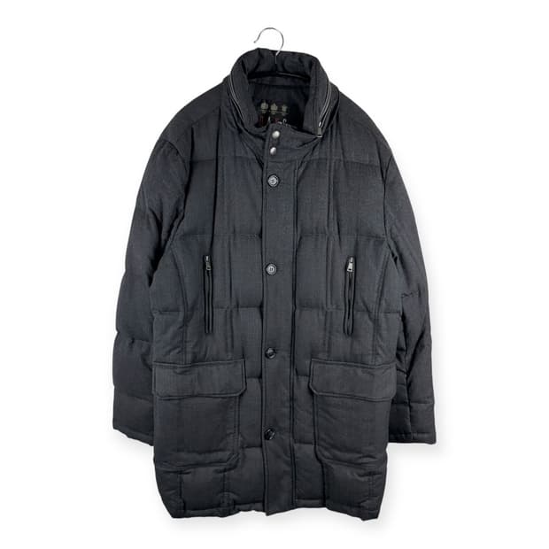 (105) 닥스 구스다운 울 롱패딩 차콜