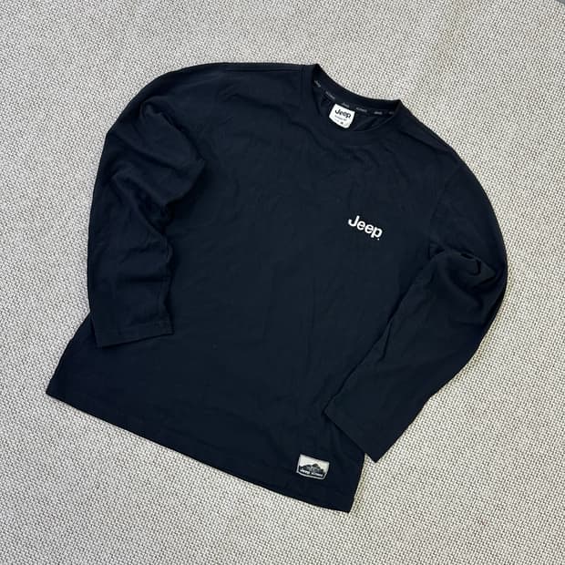 XL 지프 에센셜 긴팔 티셔츠 0331D