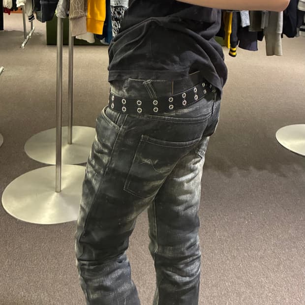 Vintage 여성 아일렛 스터드 벨트