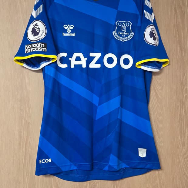 21-22 에버튼 홈 그레이 축구유니폼