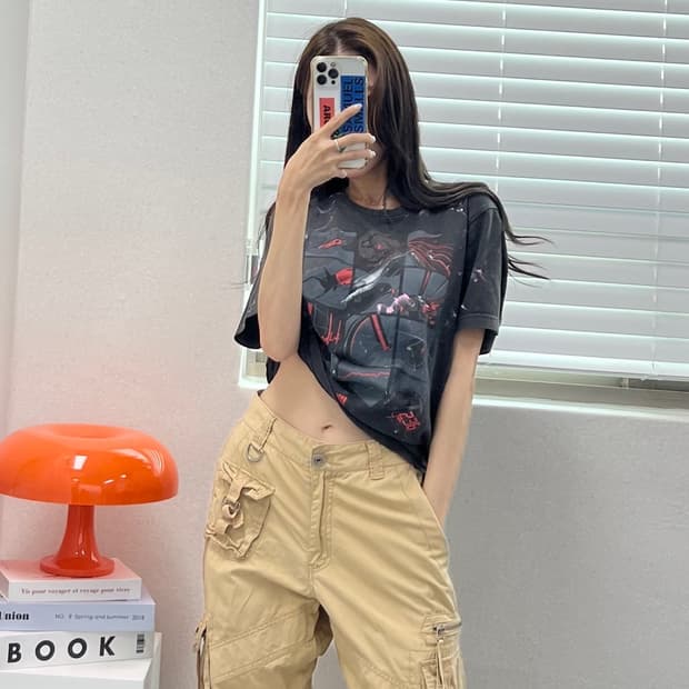 (WOMEN L)아디다스 커스텀 반팔-M583