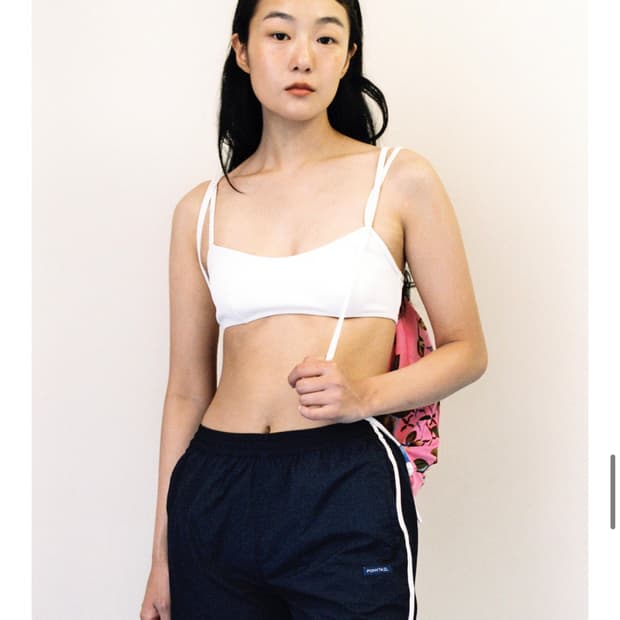 포니테일 나일론 팬츠