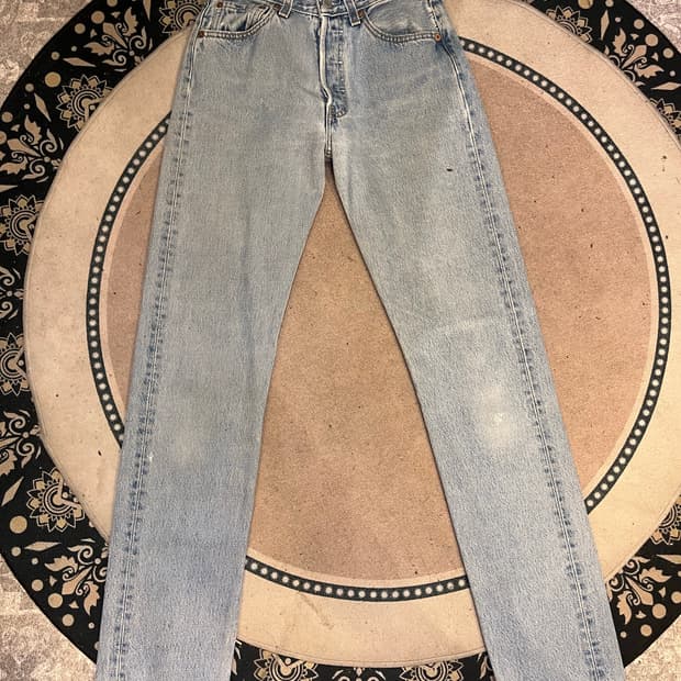 00’s Levi’s 501 USA 여성 데님 팬츠 W27 L34 (미국