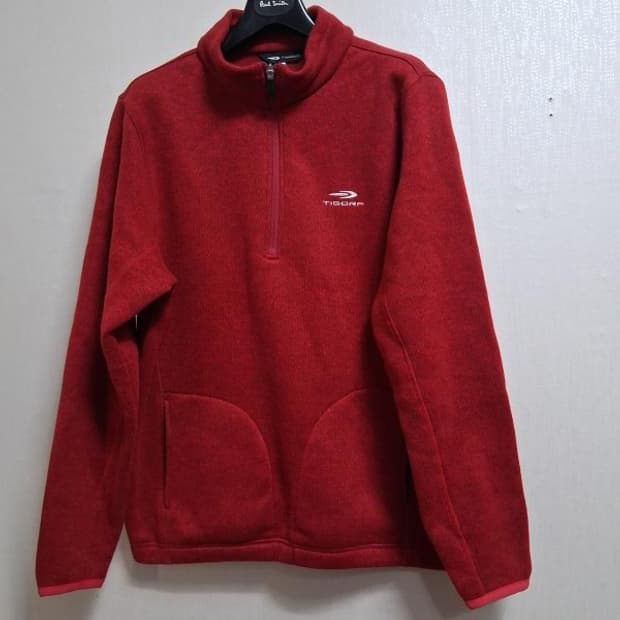 일본빈티지 TIGORA 티고라 남성 기모 반집업티 남성105 110미착용