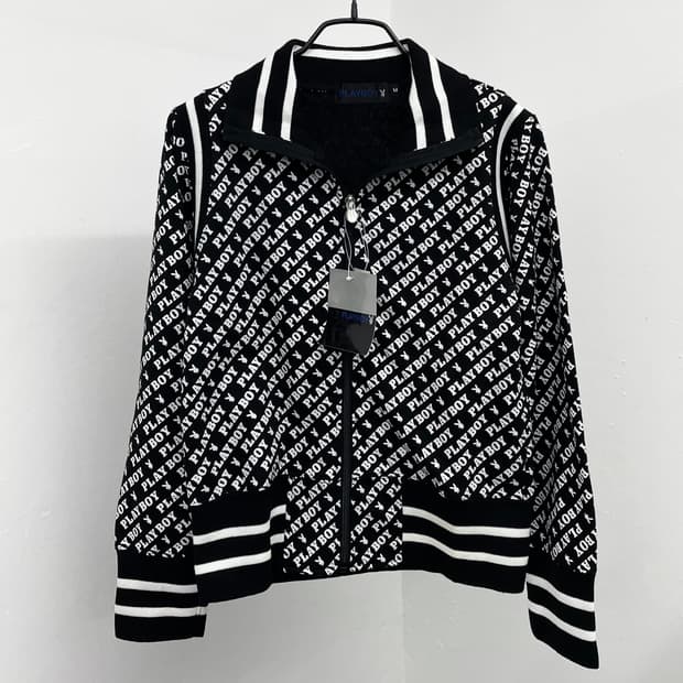 플레이보이 모노그램 풀 집업