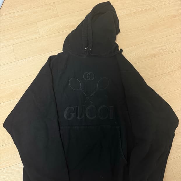 [XL] 구찌 테니스로고 자수 후드