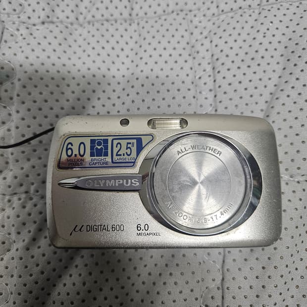 올림푸스 뮤 디지털600 레트로 디카 빈티지 카메라