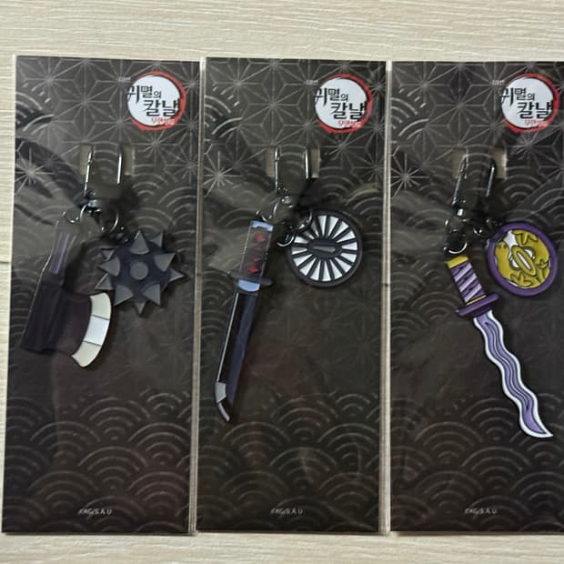 귀멸의 칼날 일륜도키링 교메이, 탄지로, 이구로 판매, 기유교환