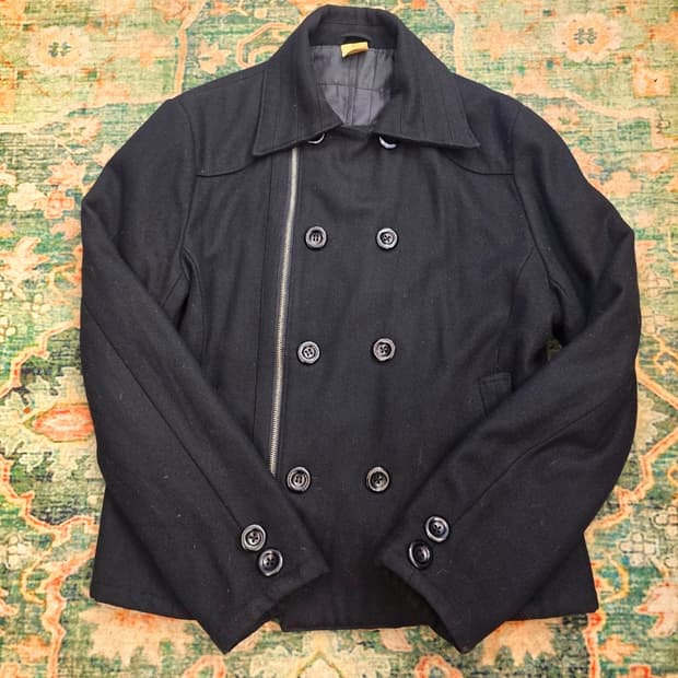 N.HOOLYWOOD (엔.헐리우드)일본90.s해군 울 매키노 피코트