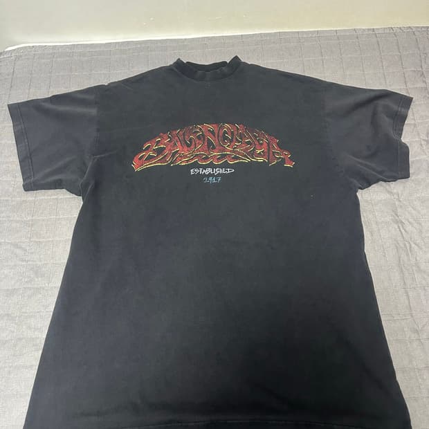 [2] 발렌시아가 익스클루시브 오프쇼어 반팔 티셔츠