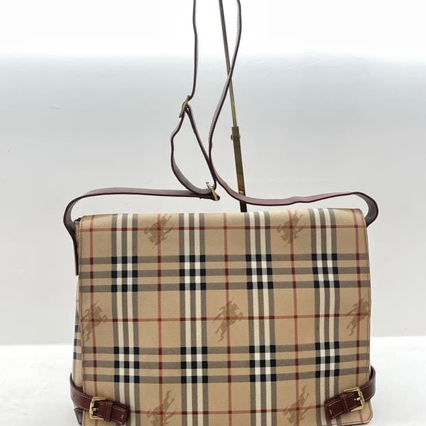 버버리 노바체크 메신저백 (한국 명품 감정서 동봉)