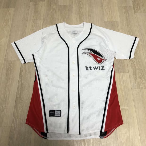 (95) KT 위즈 KT WIZ 노마킹 홈 유니폼 KT 위즈 져지 유니폼