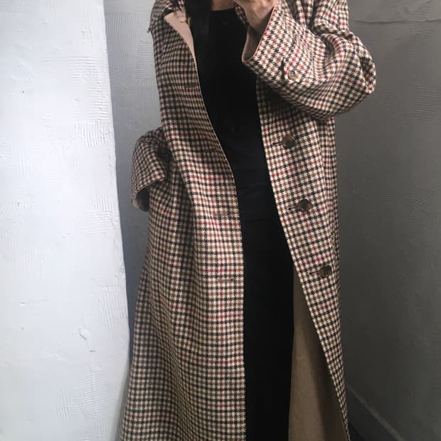 Burberry 버버리 베이지 리버시블 개버딘 건클럽 트렌치코트