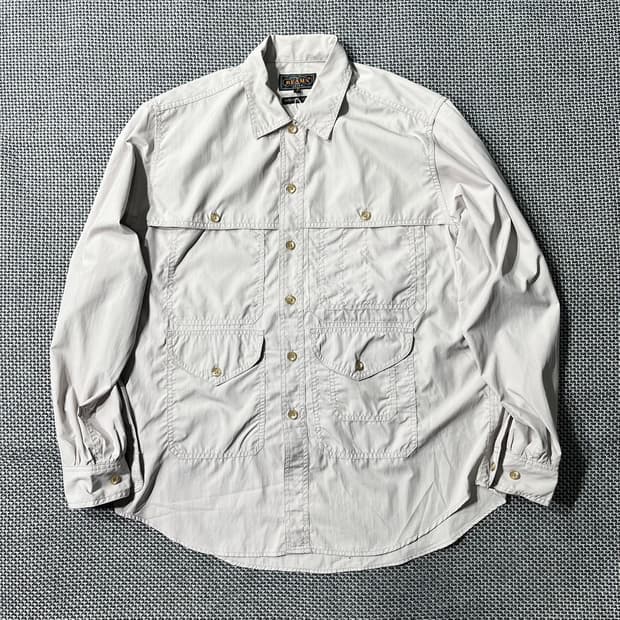 BEAMS PLUS 셔츠 그레이(OLD-8012/S)