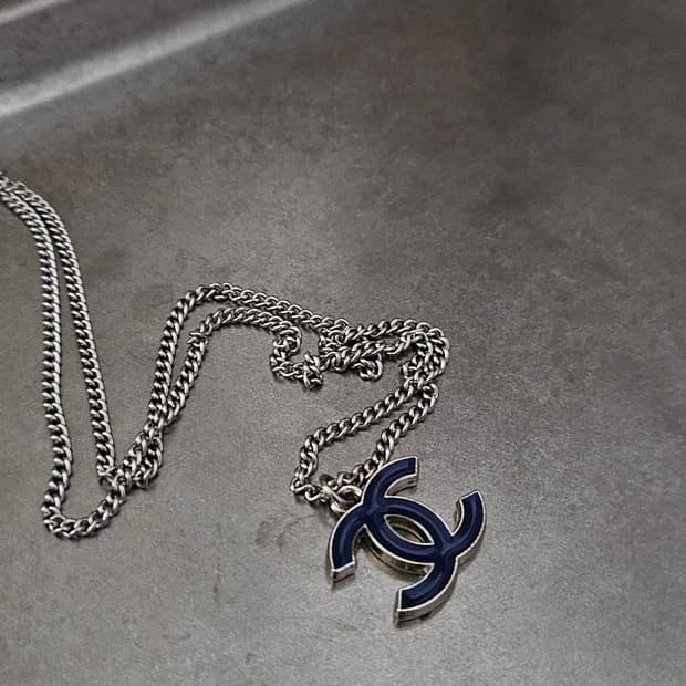 60 샤넬 빈티지 정품 목걸이 업사이클링 써지컬체인