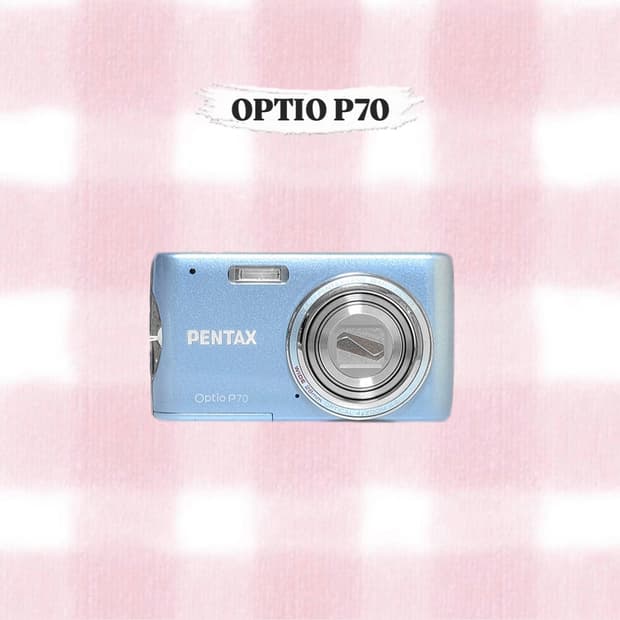 펜탁스 옵티오 P70 베이비블루 빈티지디카