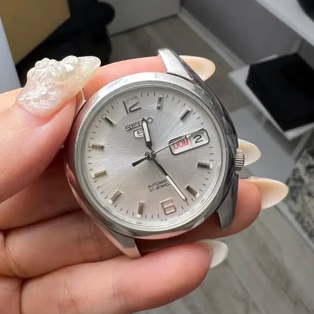 세이코 5 오토메틱 시계