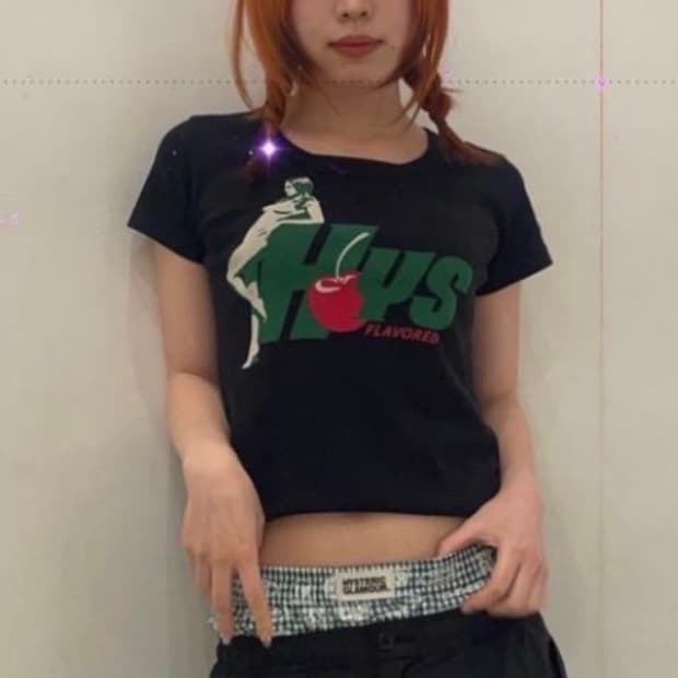 [2컬러/미개봉새상품] 26SS 히스테릭글래머 치비 반팔 티셔츠