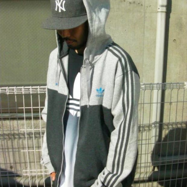 아디다스(Adidas) 파이어버드 컬러블럭 후드집업 M