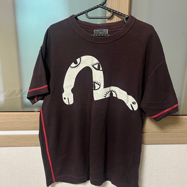 빈티지 에비수 Evisu  레어 반팔 반소매 티셔츠