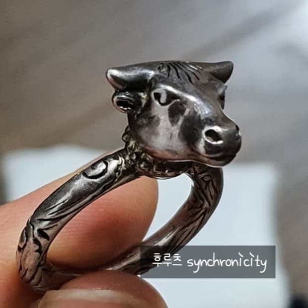 구찌 황소 반지 13 Gucci 앵거 포레스트 불스 헤드 링