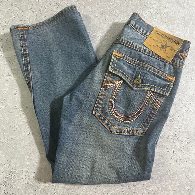 00s TRUE RELIGION 조이 슈퍼 T 데님 팬츠 /711