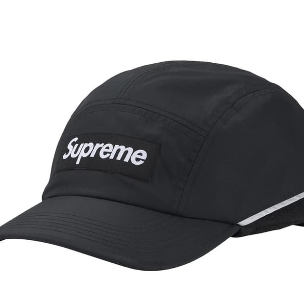 슈프림 폴라텍 이어플랩 캠프캡 블랙