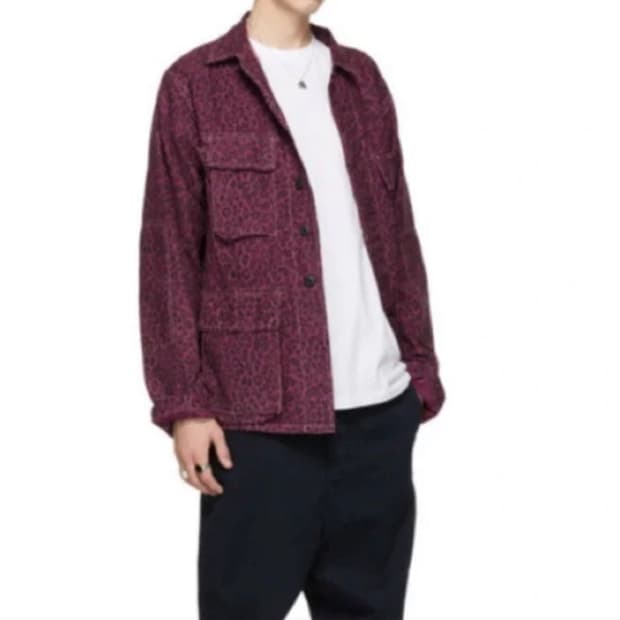 어댑테이션 Adaptation 레오파드 패턴 유틸리티 자켓